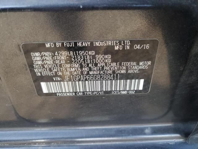 2016 Subaru Impreza Sport Premium