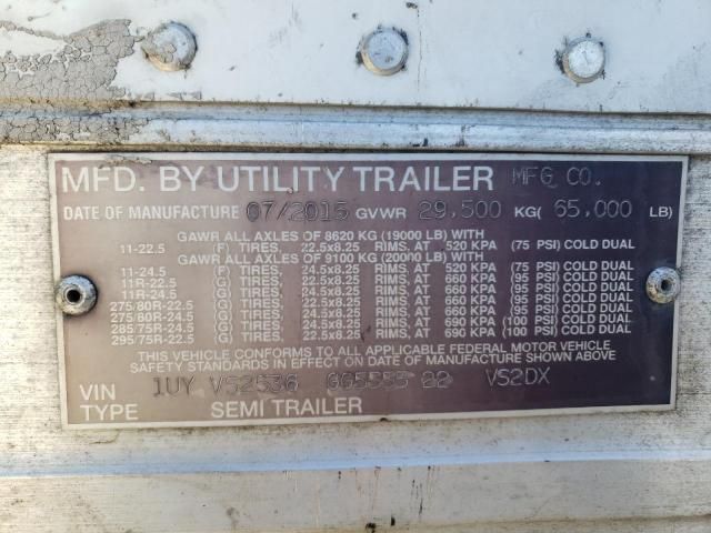 2016 Utility VS2DX DRY Van Trailer