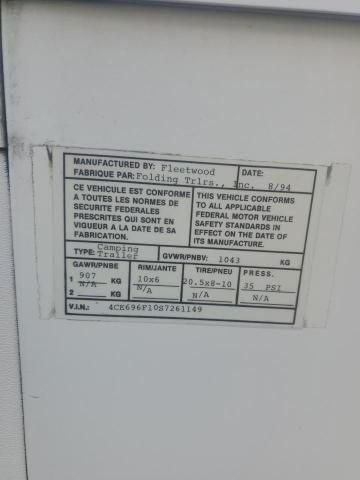 1995 Coleman Rio Grande