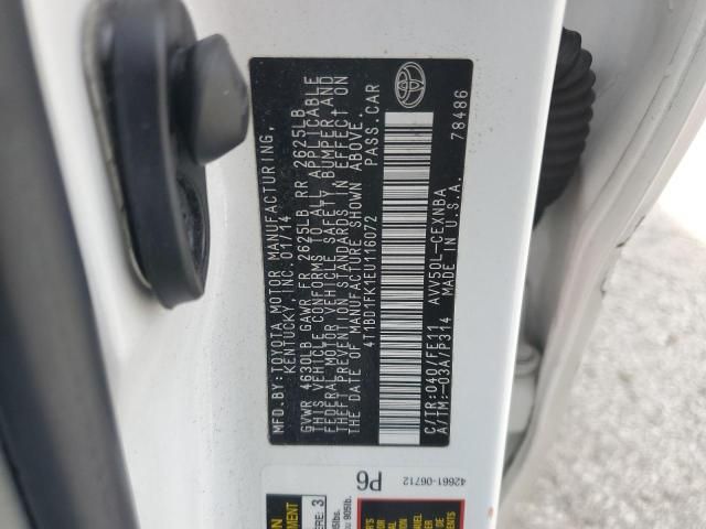 2014 Toyota Camry Hybrid
