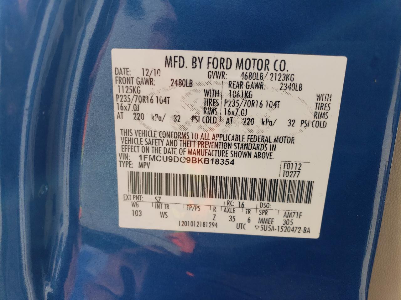2011 Ford Escape xlt
