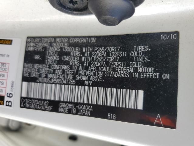 2011 Toyota 4runner SR5