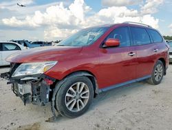 Nissan Pathfinder salvage cars for sale: 2015 Nissan Pathfinder S
