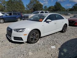 Audi A4 Premium Plus salvage cars for sale: 2017 Audi A4 Premium Plus