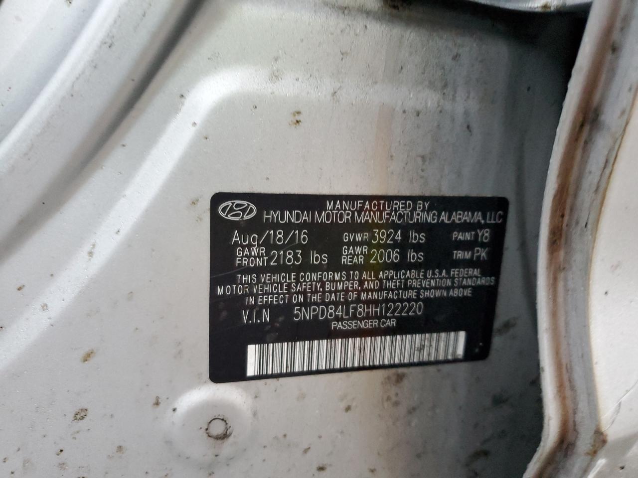 2017 Hyundai Elantra se