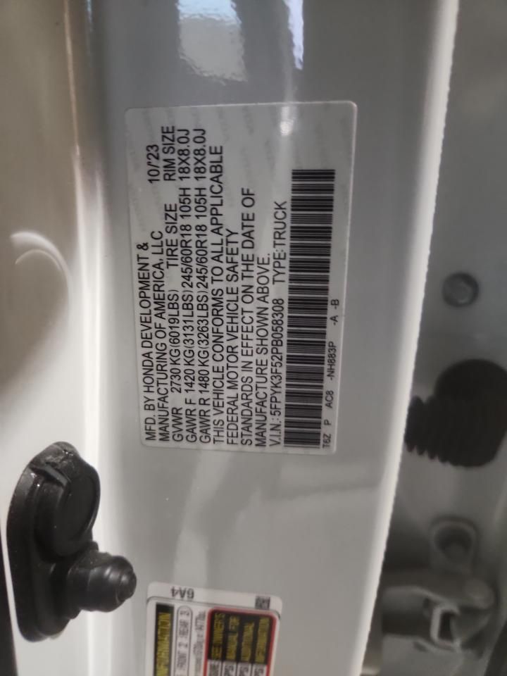 2023 Honda Ridgeline rtl