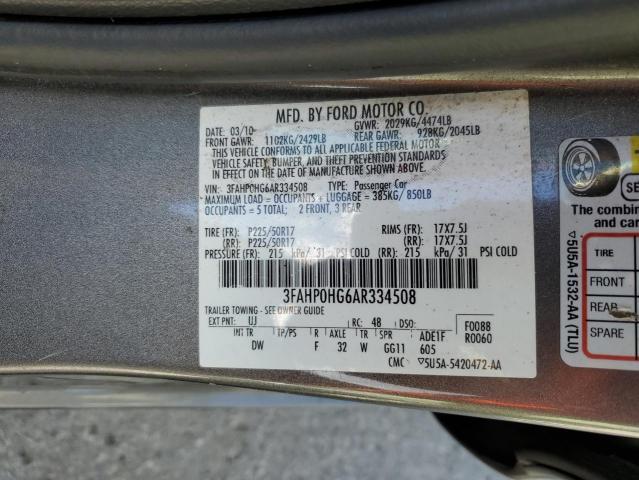 2010 Ford Fusion se