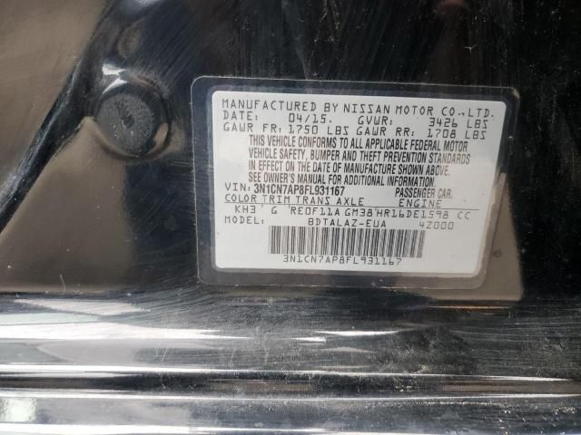 2015 Nissan Versa S
