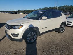 Jeep salvage cars for sale: 2021 Jeep Compass Limited