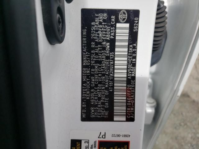 2017 Toyota Camry LE