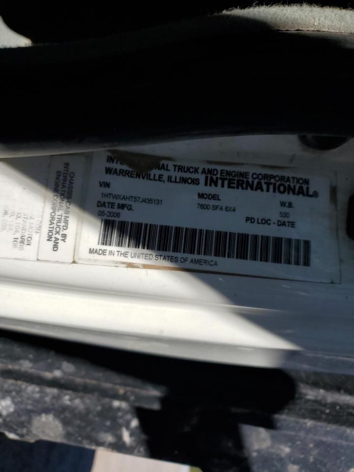 2007 International 7600 Dump Truck