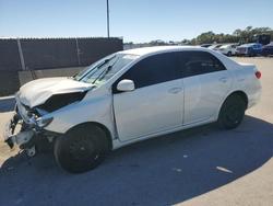 Salvage cars for sale from Copart Orlando, FL: 2011 Toyota Corolla Base