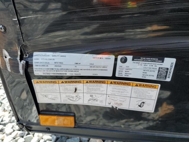 2025 Quality 7X16 TA Enclosed Cargo Trailer