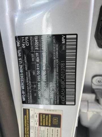2012 Mercedes-Benz ML 350 4matic