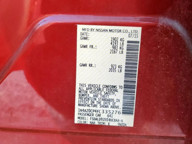 2015 Nissan Leaf S