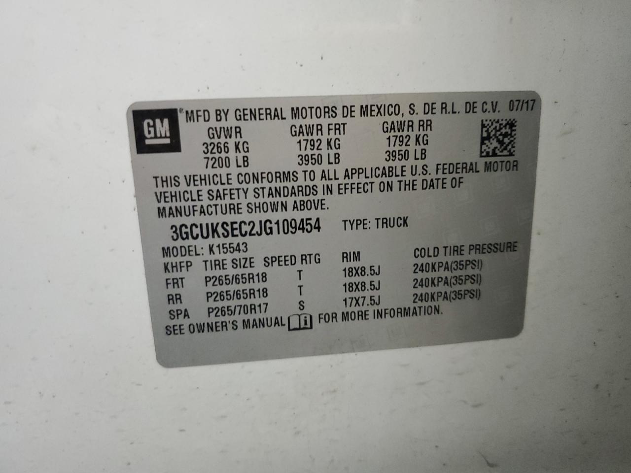 2018 Chevrolet Silverado K1500 LTZ