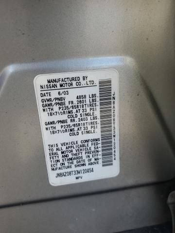 2003 Nissan Murano SL