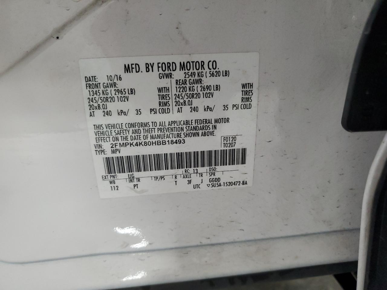 2017 Ford Edge Titanium