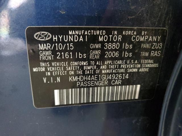 2016 Hyundai Elantra SE
