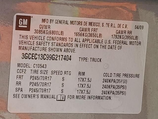 2009 Chevrolet Silverado C1500