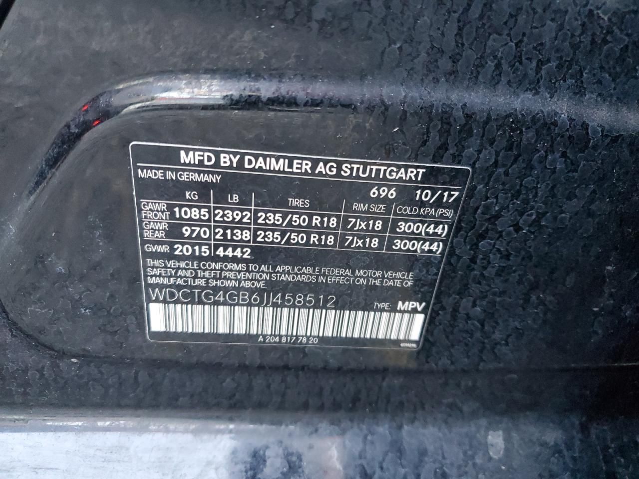 2018 Mercedes-Benz Gla 250 4matic