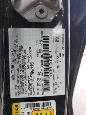 2019 Ford Fusion se