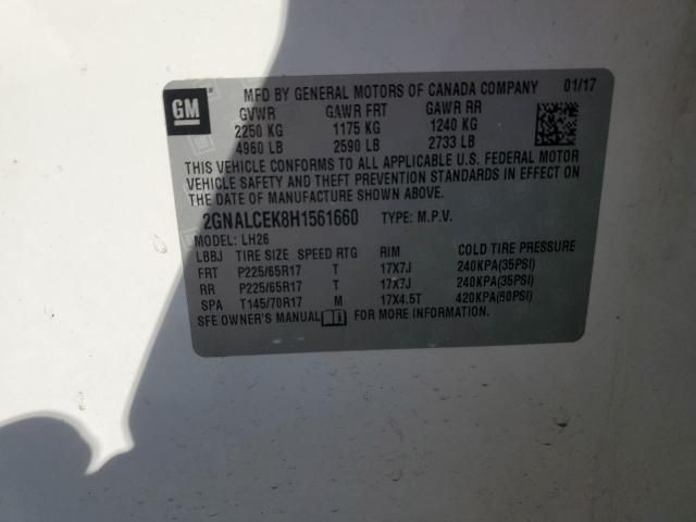 2017 Chevrolet Equinox lt