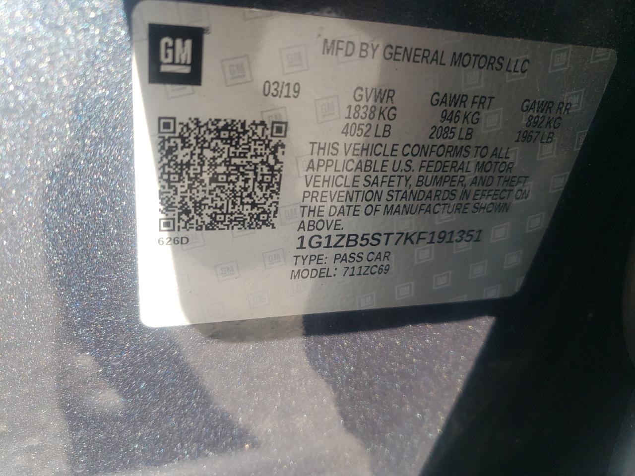 2019 Chevrolet Malibu ls