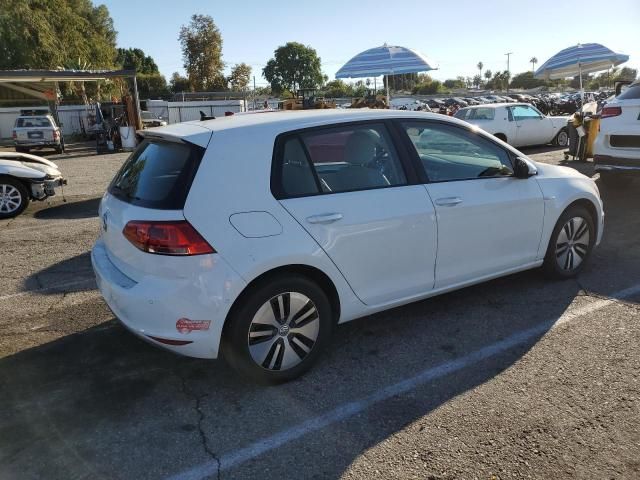2016 Volkswagen E-GOLF SEL Premium