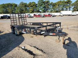 Salvage trucks for sale at Brookhaven, NY auction: 2016 Unknown 2016 Novae SURE-Trac-Flatbed Trailer