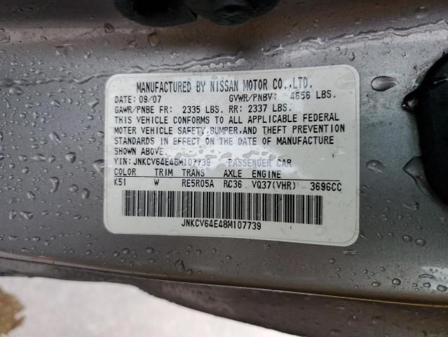 2008 Infiniti G37 Base