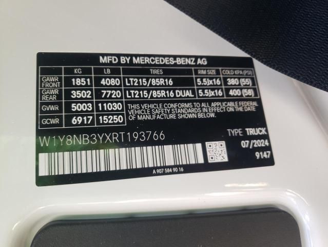 2024 Mercedes-Benz Sprinter 3500 Delivery Van