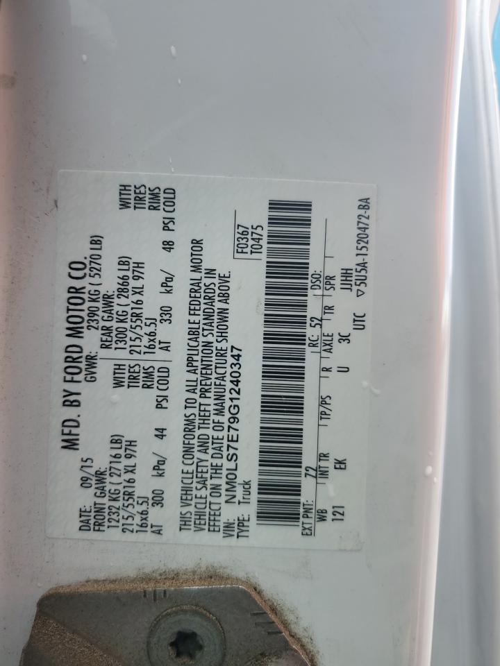 2016 Ford Transit Connect Delivery Van