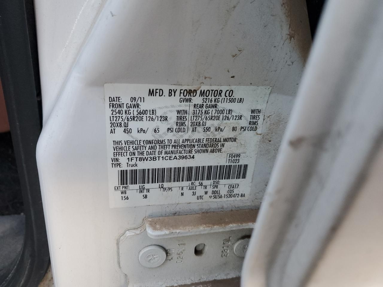 2012 Ford F350 Super Duty