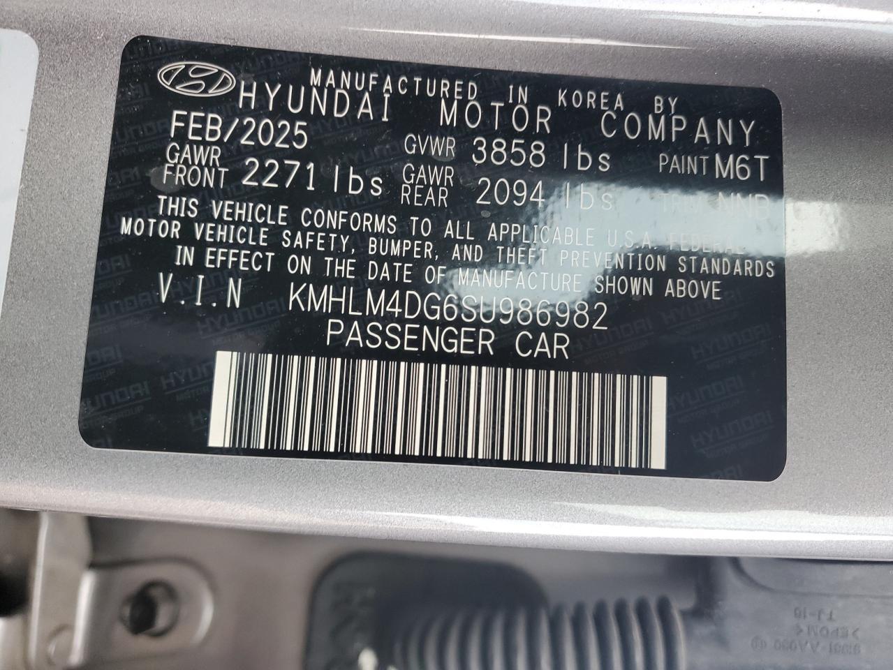 2025 Hyundai Elantra sel Sport