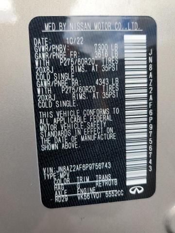 2023 Infiniti Qx80 Luxe