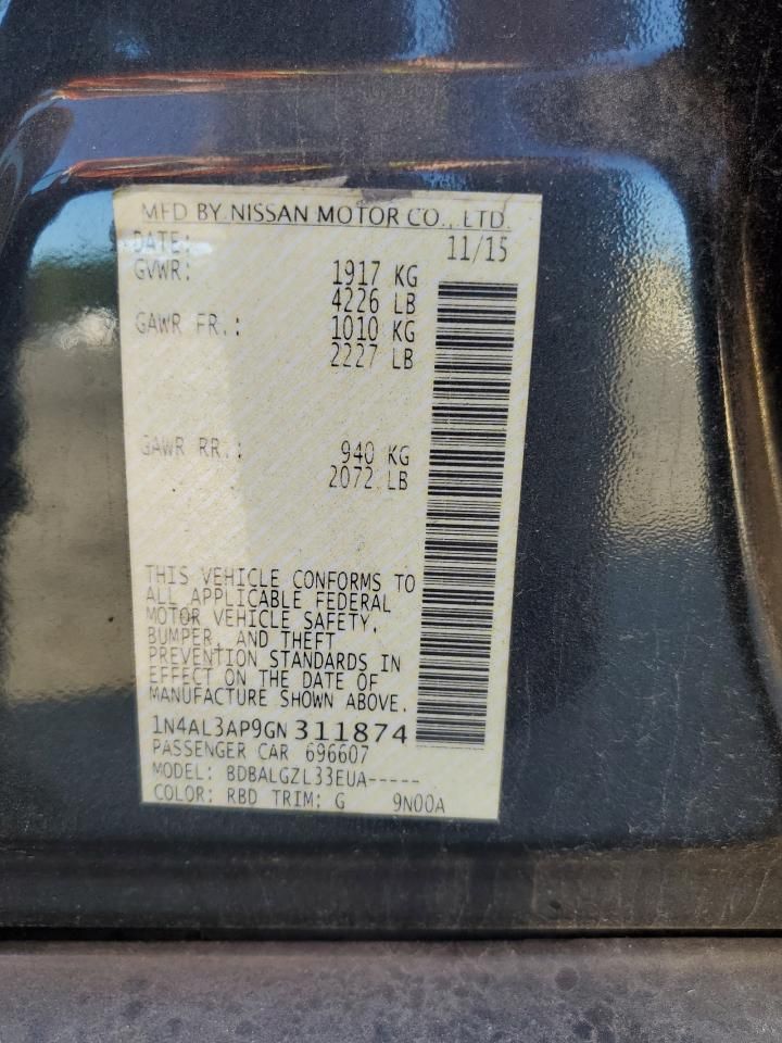 2016 Nissan Altima 2.5