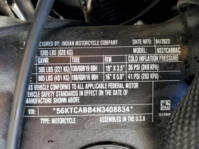 2022 Indian Motorcycle Co. Chieftain Limited