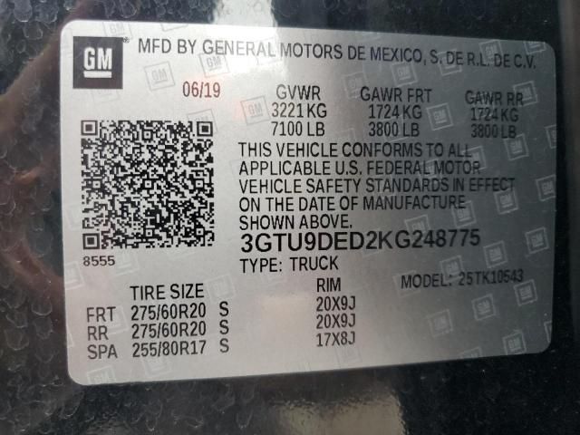 2019 GMC Sierra K1500 SLT
