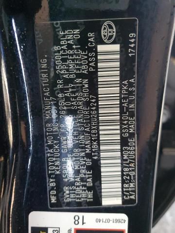 2017 Toyota Avalon XLE