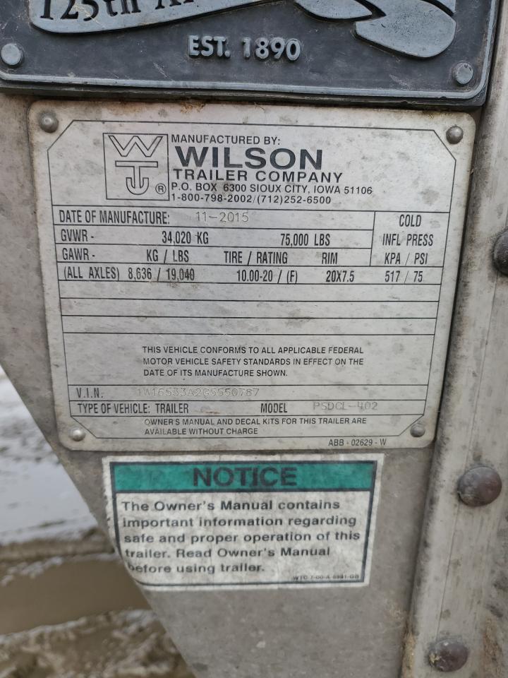 2016 Wilson 2016 Wfal Unknown-Livestock Trailer