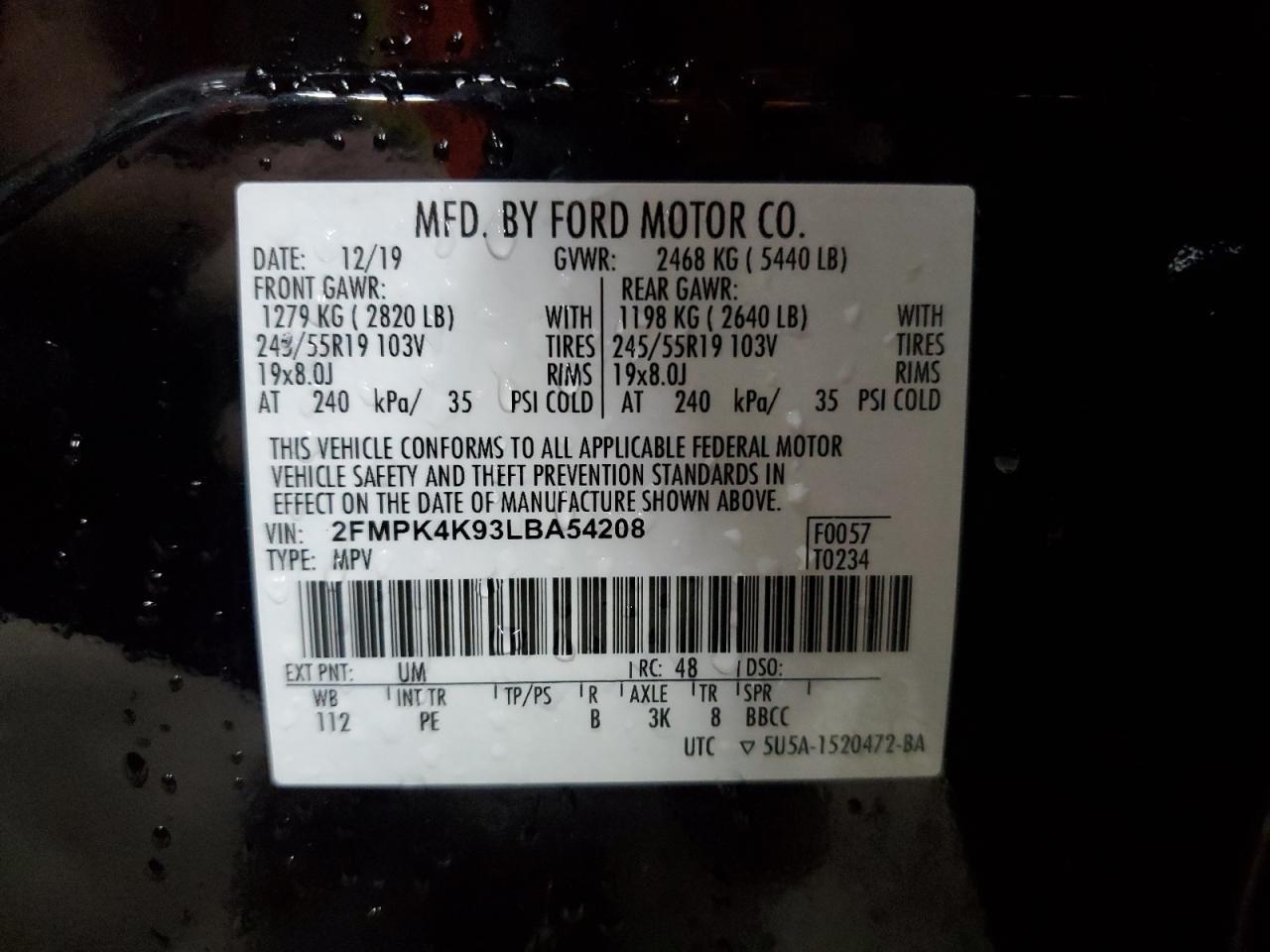 2020 Ford Edge Titanium