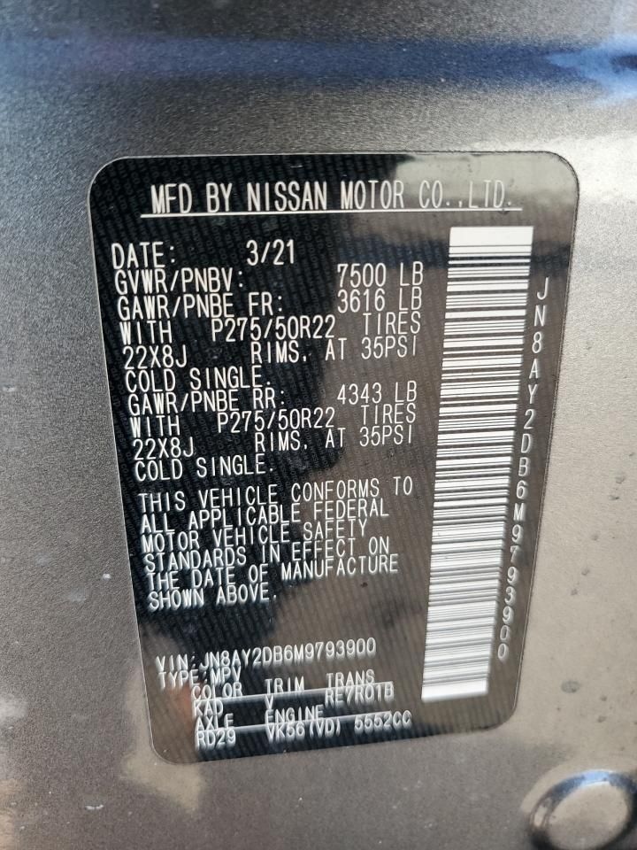 2021 Nissan Armada Platinum