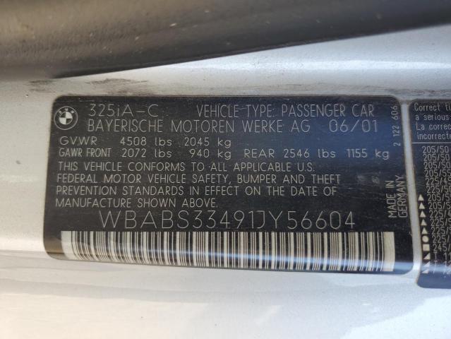 2001 BMW 325 ci
