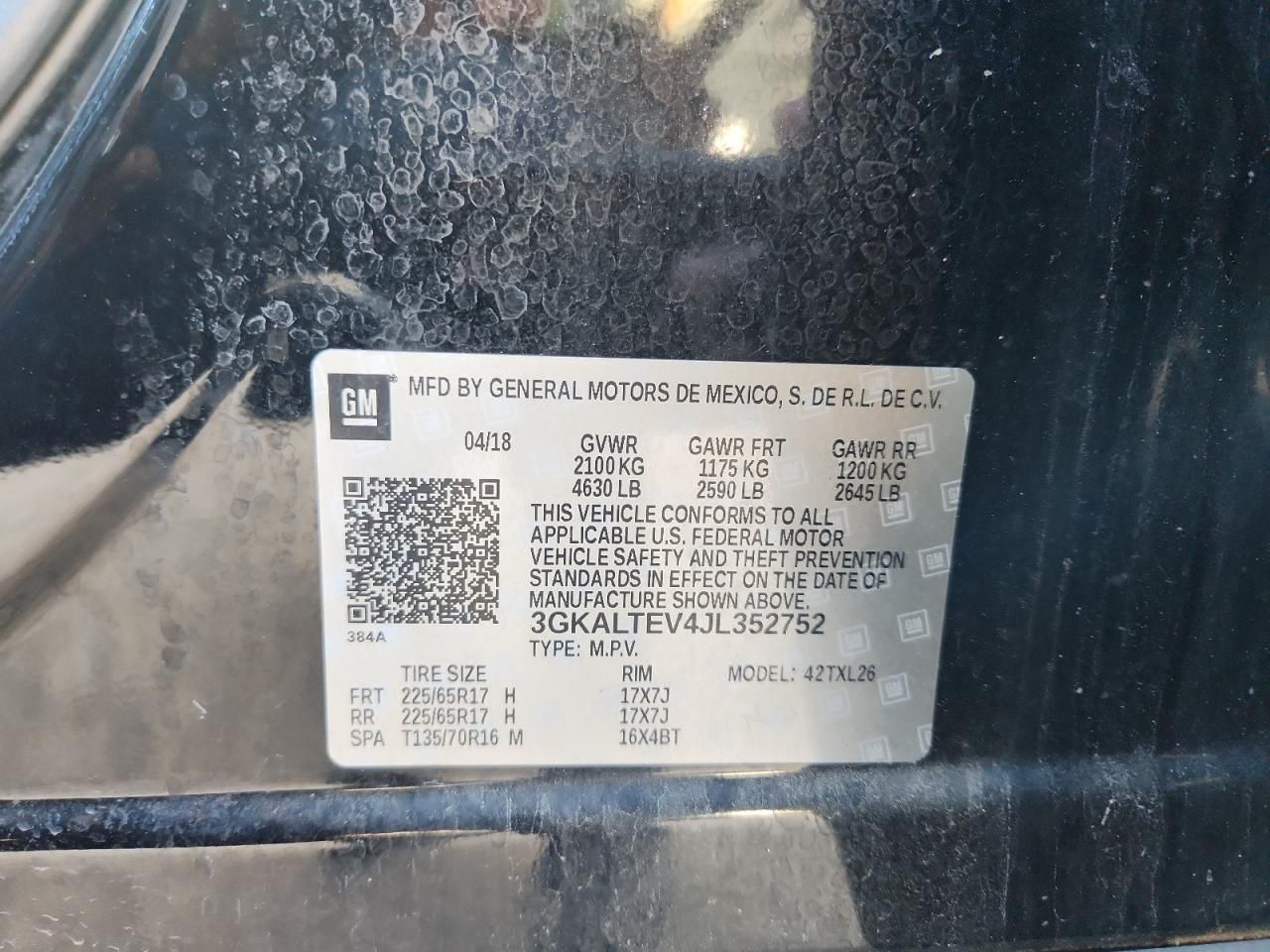 2018 GMC Terrain sle