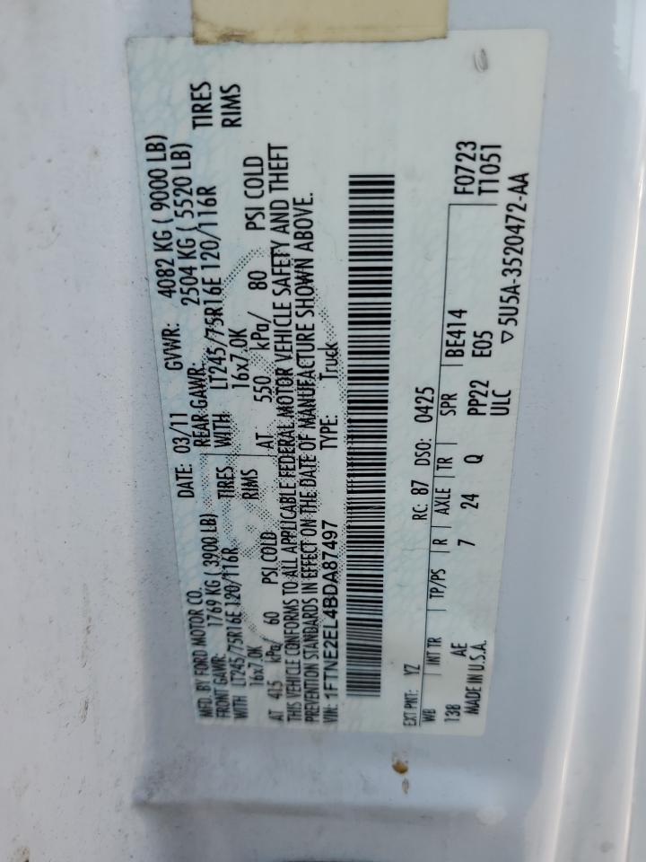 2011 Ford Econoline E250 van