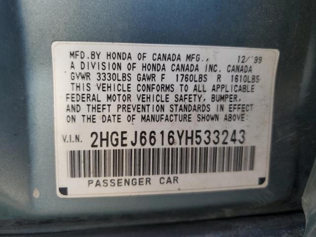 2000 Honda Civic Base