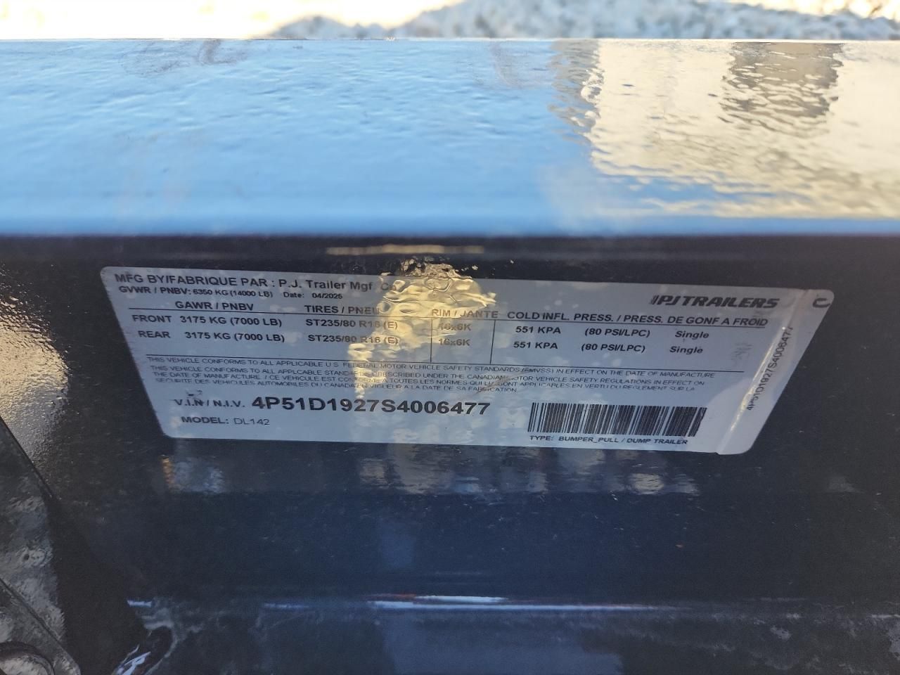 2025 Pj Trailers Dump Trlr-dump Trailer