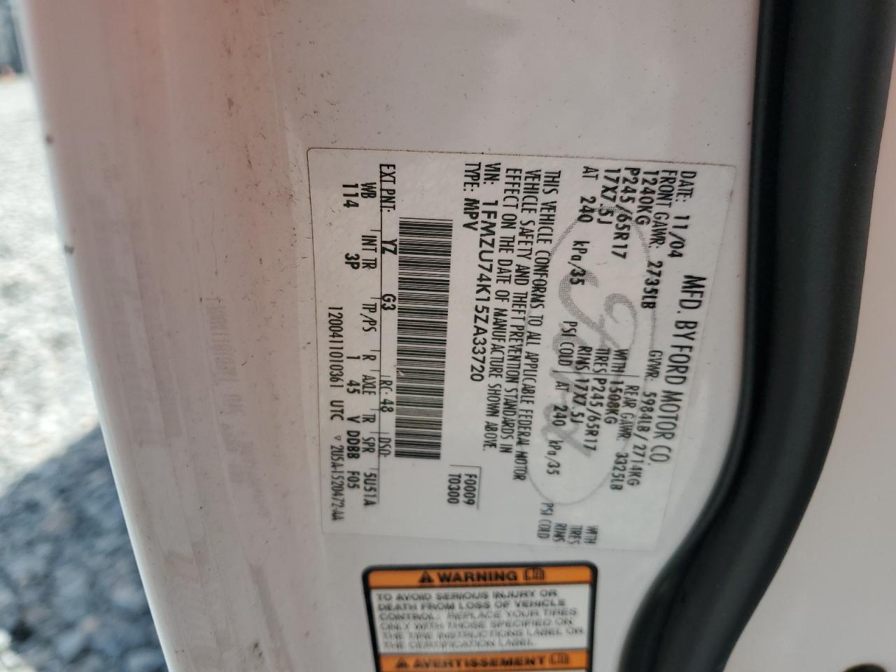 2005 Ford Explorer Eddie Bauer