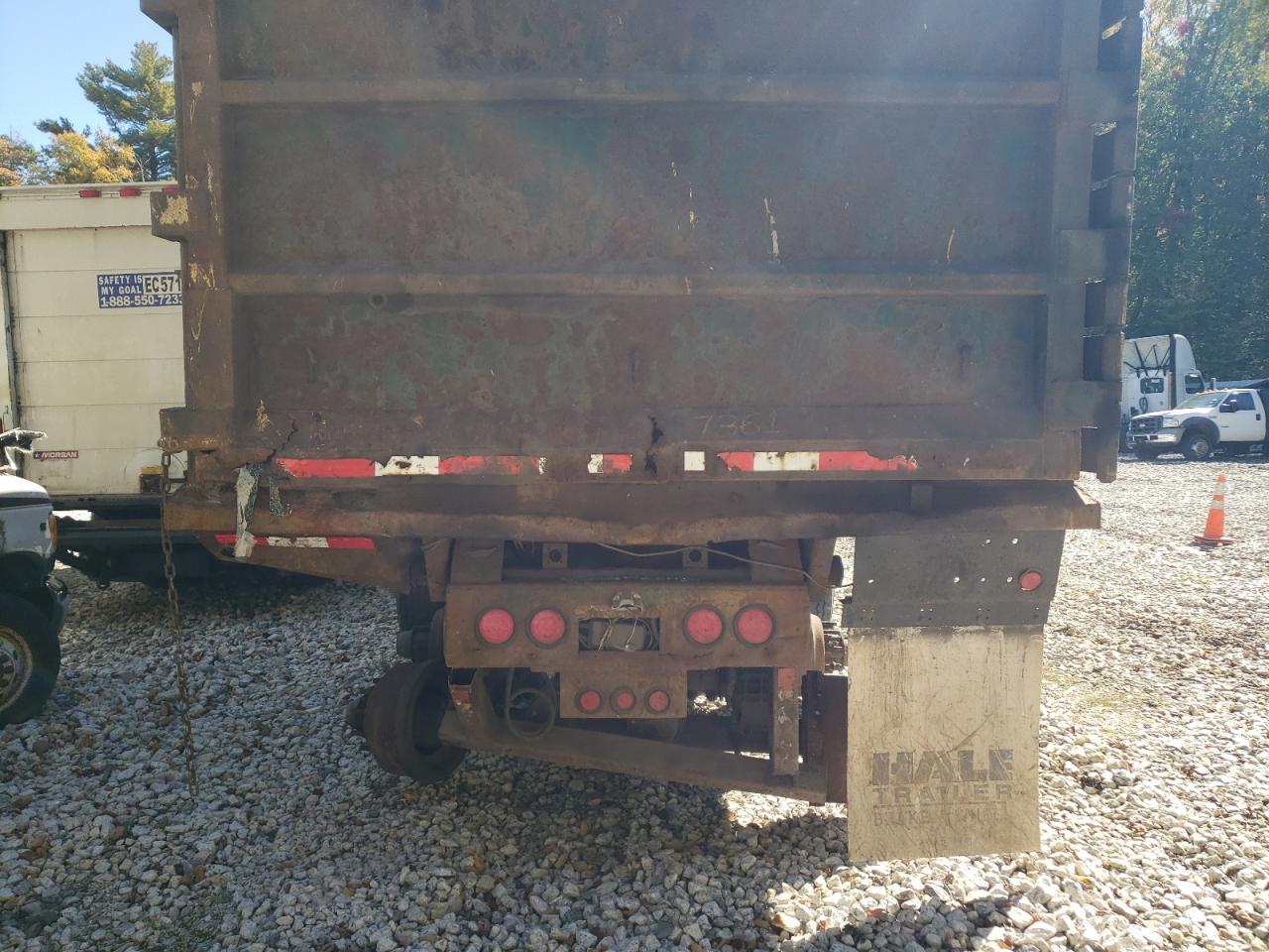 2007 Stec O END Dump Trailer